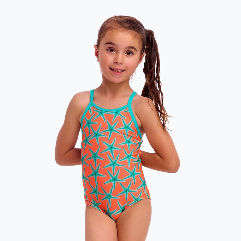 Strój pływacki jednoczęściowy dziecięcy Funkita Printed One Piece stars below