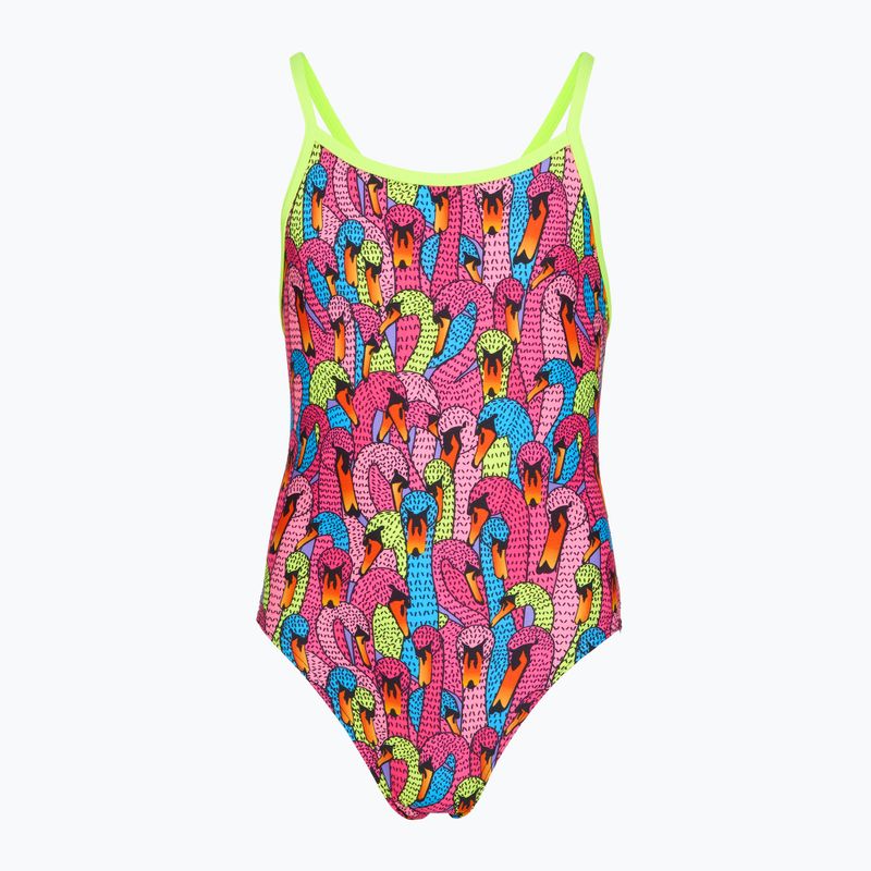 Strój pływacki jednoczęściowy dziecięcy Funkita Single Strap One Piece swan city