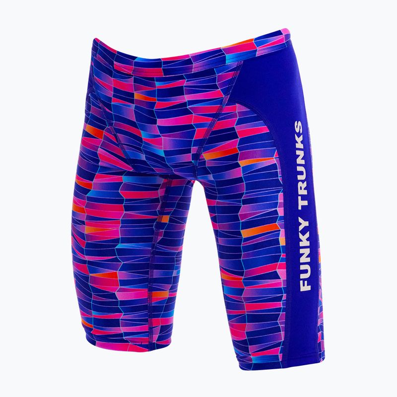 Jammery pływackie dziecięce Funky Trunks Training Jammers warped waves