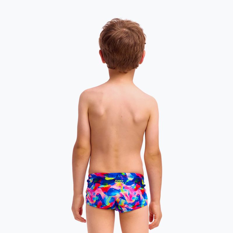 Bokserki pływackie dziecięce Funky Trunks Printed Trunks wet wave 3