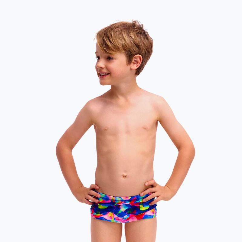 Bokserki pływackie dziecięce Funky Trunks Printed Trunks wet wave 4