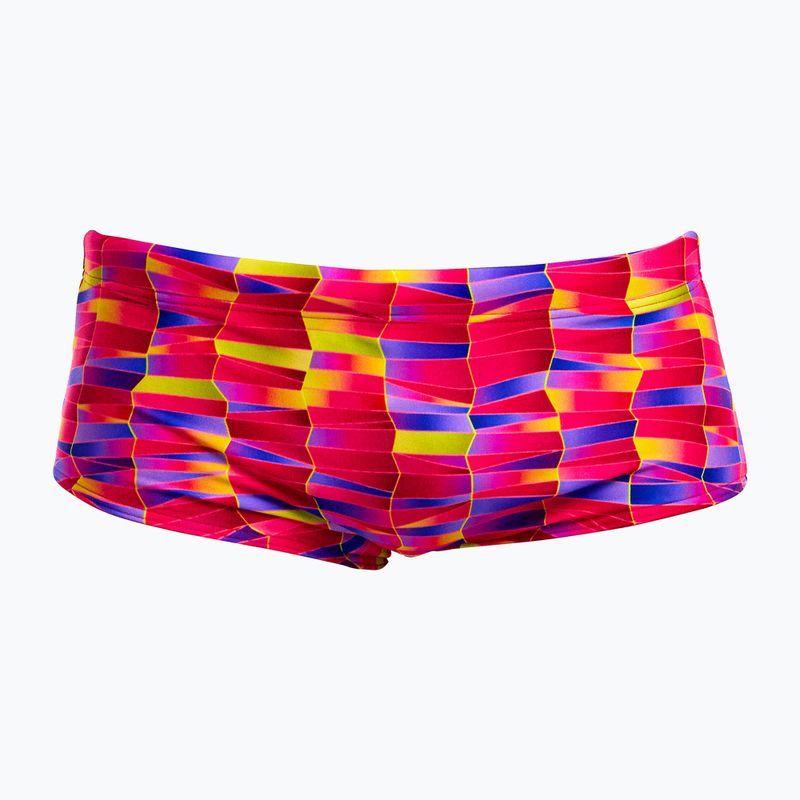 Bokserki pływackie męskie Funky Trunks Sidewinder Trunks wriggle walls