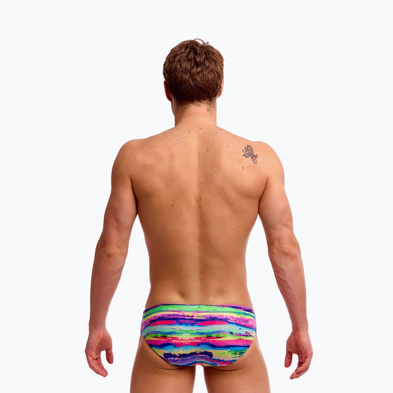 Slipy pływackie męskie Funky Trunks Classic Brief paint patch 2