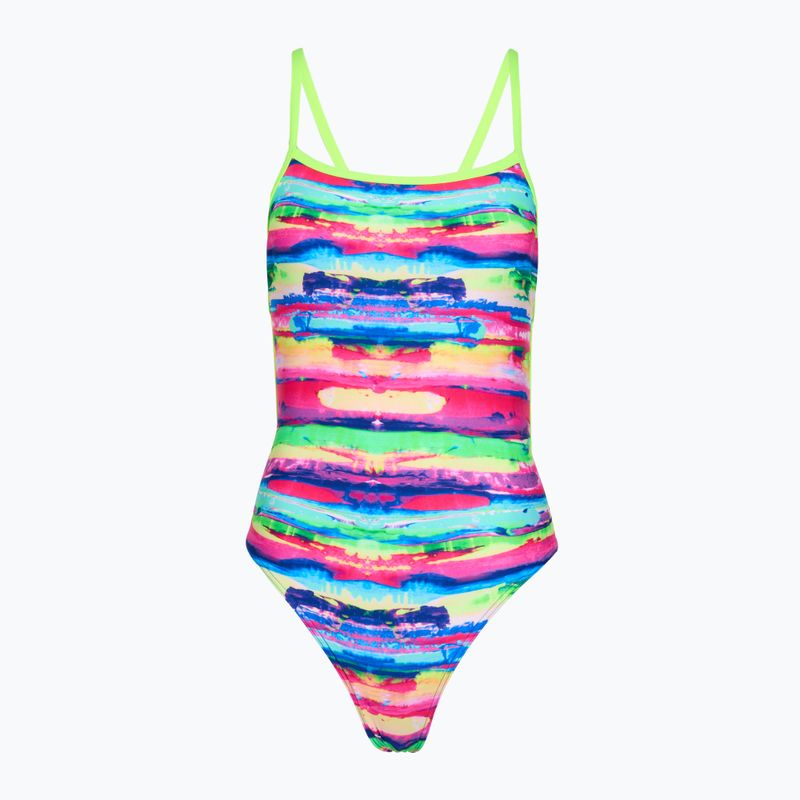 Strój pływacki jednoczęściowy damski Funkita Single Strength One Piece paint patch