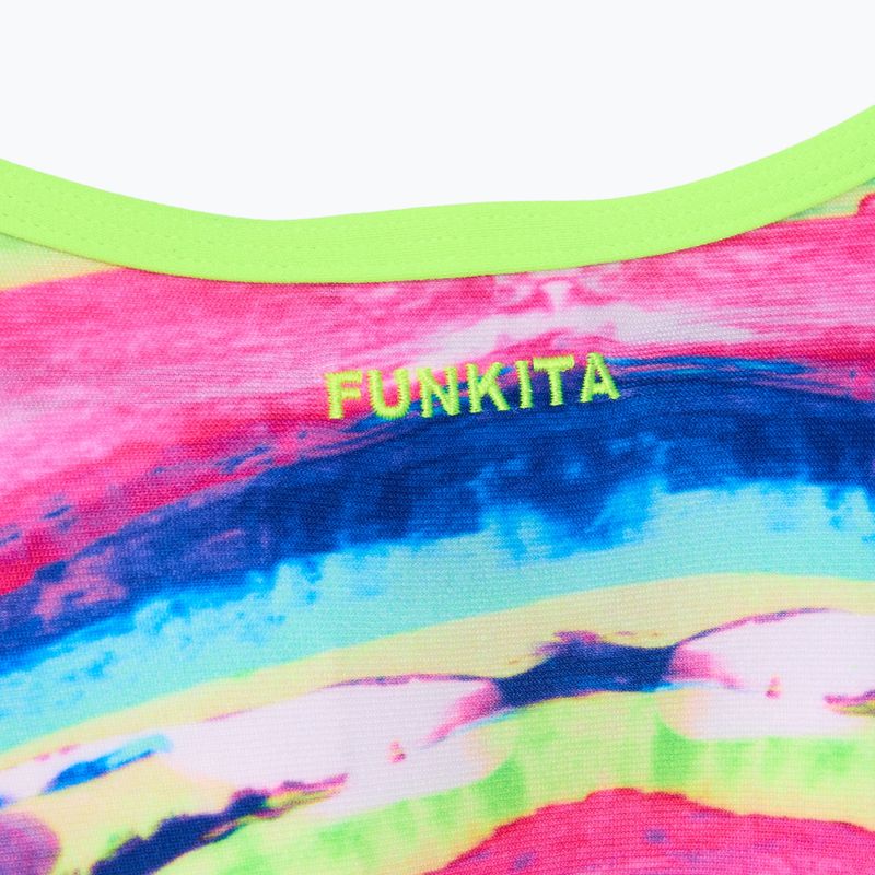 Strój pływacki jednoczęściowy damski Funkita Single Strength One Piece paint patch 3