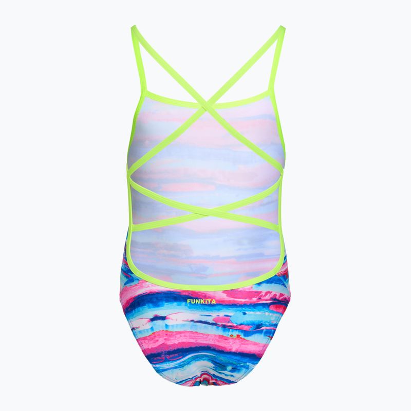 Strój pływacki jednoczęściowy Funkita Strapped In One Piece colour cutaway 2