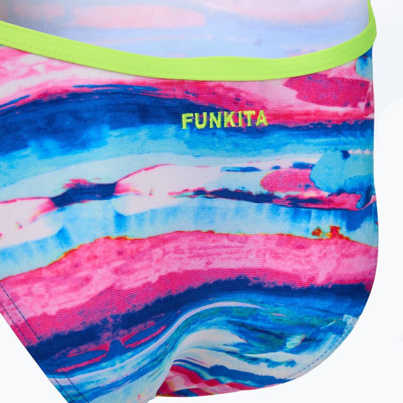 Strój pływacki jednoczęściowy Funkita Strapped In One Piece colour cutaway 3