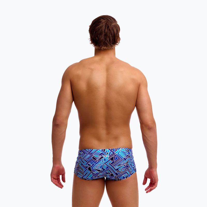 Bokserki pływackie męskie Funky Trunks Classic Trunks blue bits 3