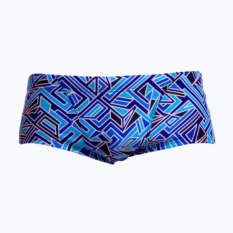 Bokserki pływackie męskie Funky Trunks Classic Trunks blue bits 4
