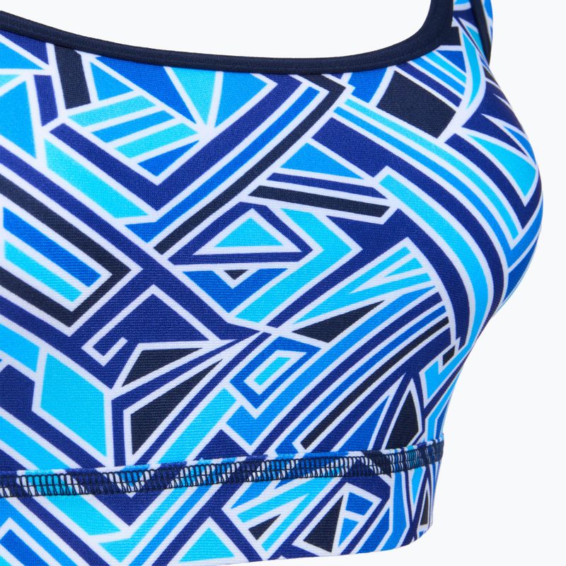 Góra od stroju kąpielowego Funkita Sports Top blue bits 3