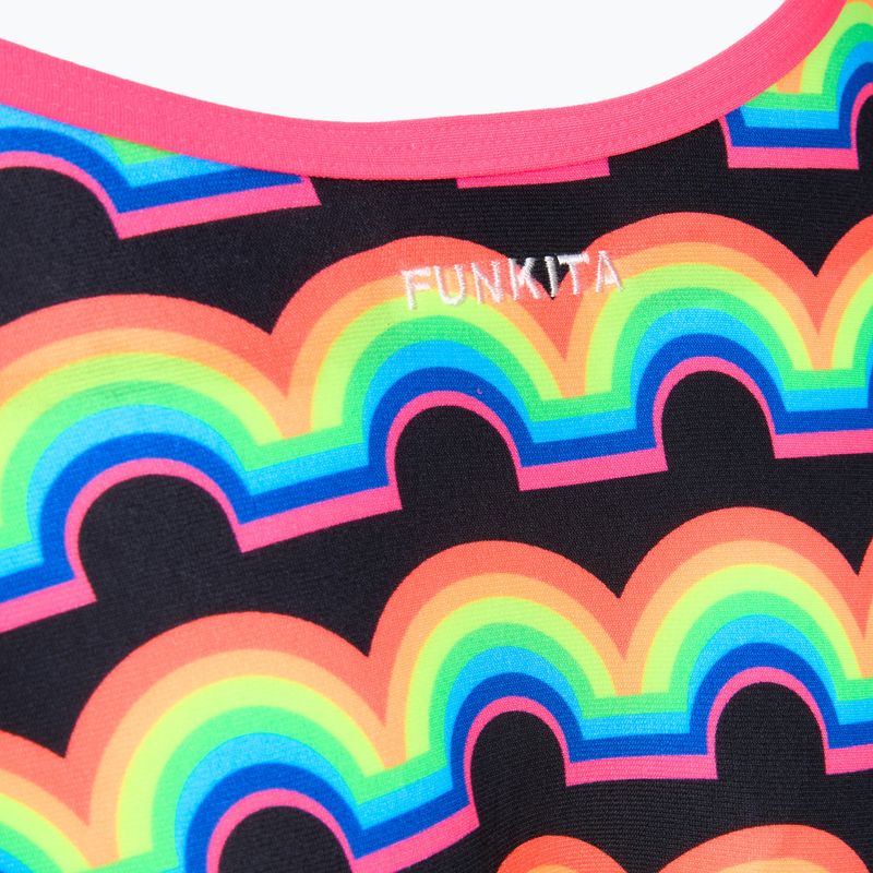 Strój pływacki jednoczęścioy damski Funkita Strapped In One Piece rainbowie 3