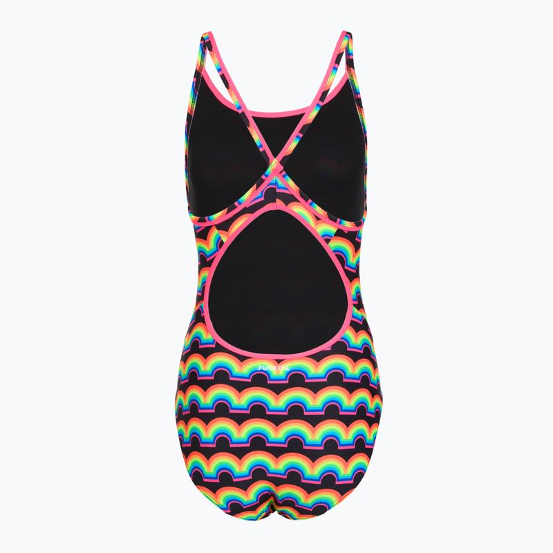 Strój pływacki jednoczęściowy damski Funkita Diamond Secure One Piece rainbowie 2
