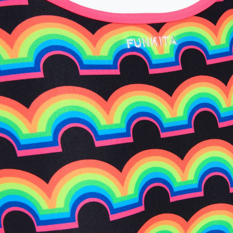 Strój pływacki jednoczęściowy damski Funkita Diamond Secure One Piece rainbowie 3
