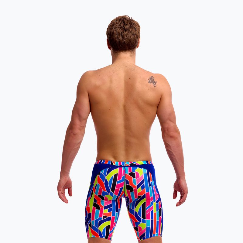 Jammery pływackie męskie Funky Trunks Training Jammers fauit lines 4