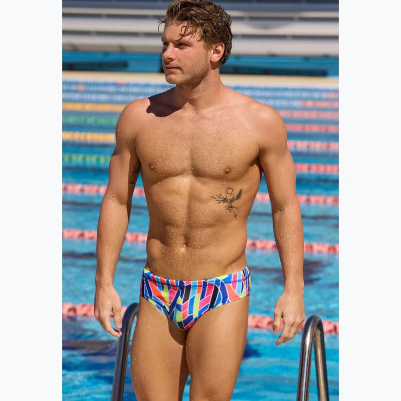 Slipy pływackie męskie Funky Trunks Classic Brief fault lines 5