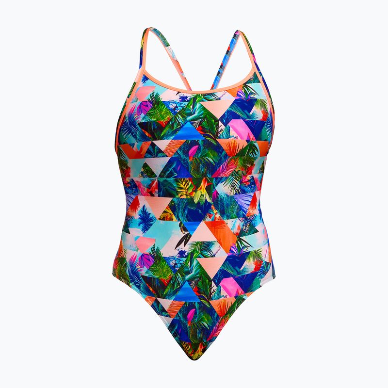 Strój pływacki jednoczęściowy damski Funkita Diamond Back One Piece palm prism
