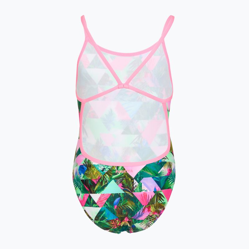 Strój pływacki jednoczęściowy dziecięcy Funkita Single Strap One Piece sub lime 2