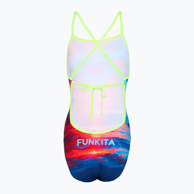 Strój pływacki jednoczęściowy damski Funkita Tie Me Tight One Piece sunset delight 2