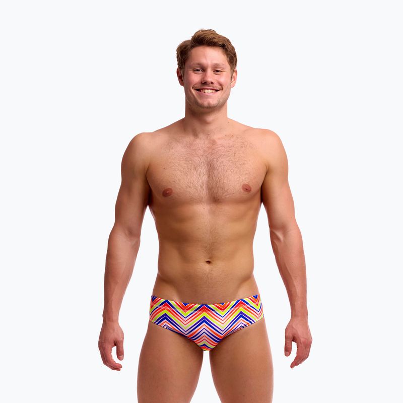 Slipy pływackie męskie Funky Trunks Classic Brief down up 2