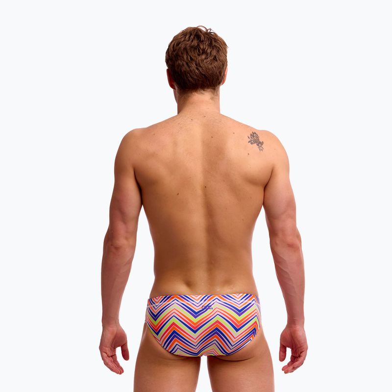 Slipy pływackie męskie Funky Trunks Classic Brief down up 4