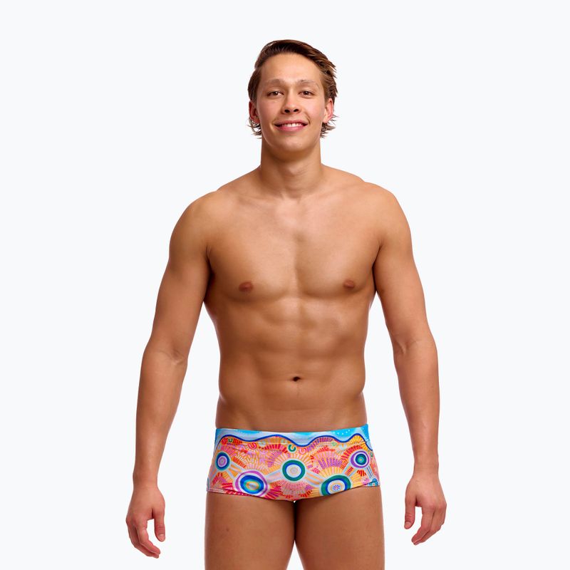 Bokserki pływackie męskie Funky Trunks Sidewinder Trunks kulin colour 2