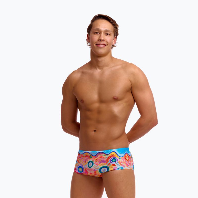 Bokserki pływackie męskie Funky Trunks Sidewinder Trunks kulin colour 3