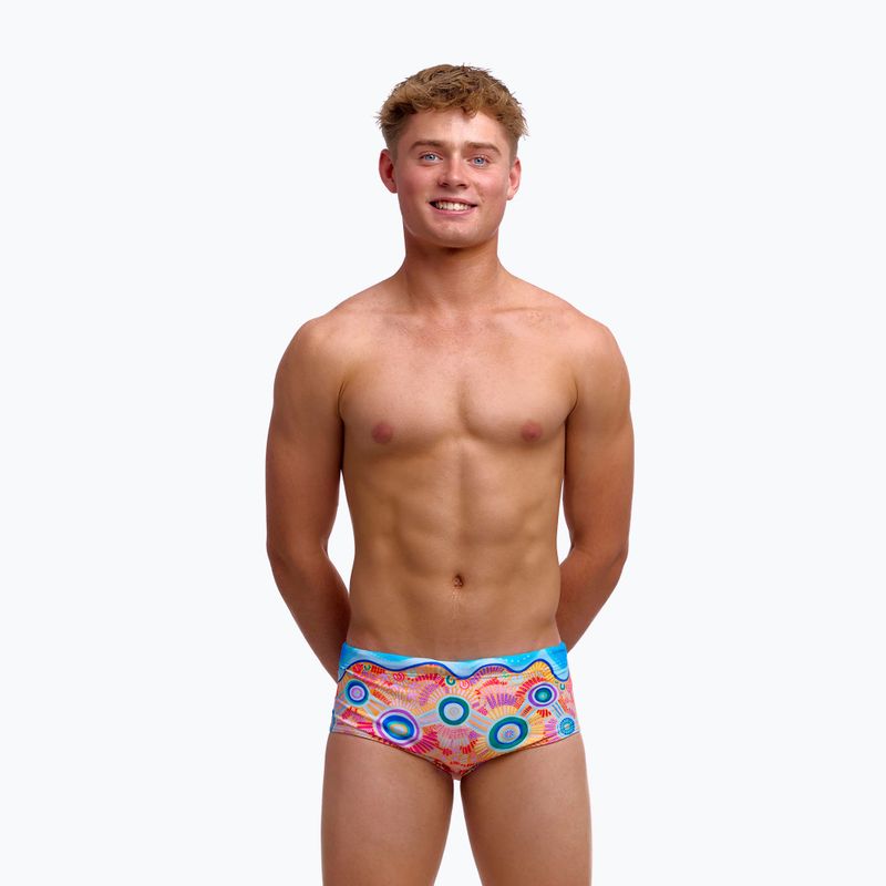 Bokserki pływackie dziecięce Funky Trunks Sidewinder Trunks kulin colour 3
