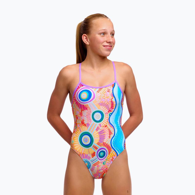 Strój pływacki jednoczęściowy damski Funkita Single Strap One Piece kulin colour