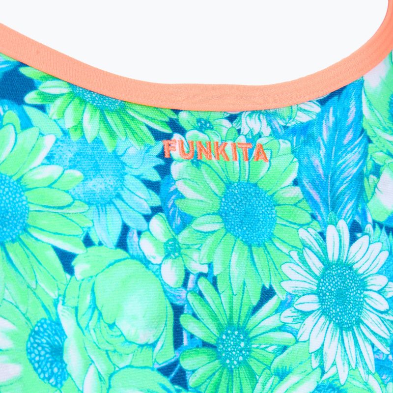 Strój pływacki jednoczęściowy damski Funkita Single Strength One Piece green green grss 3