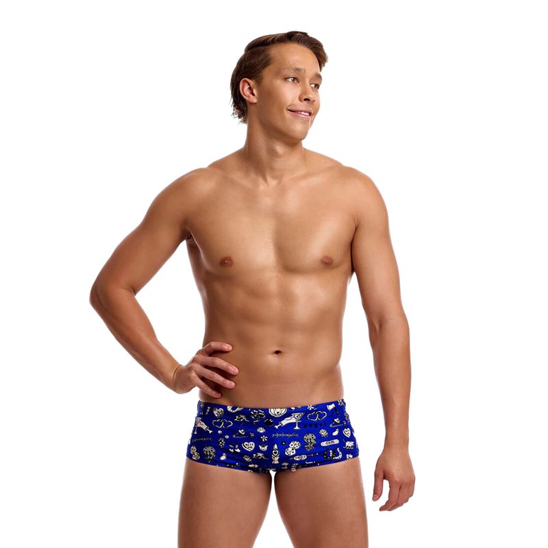 Bokserki pływackie męskie Funky Trunks Sidewinder Trunks scratchy 2