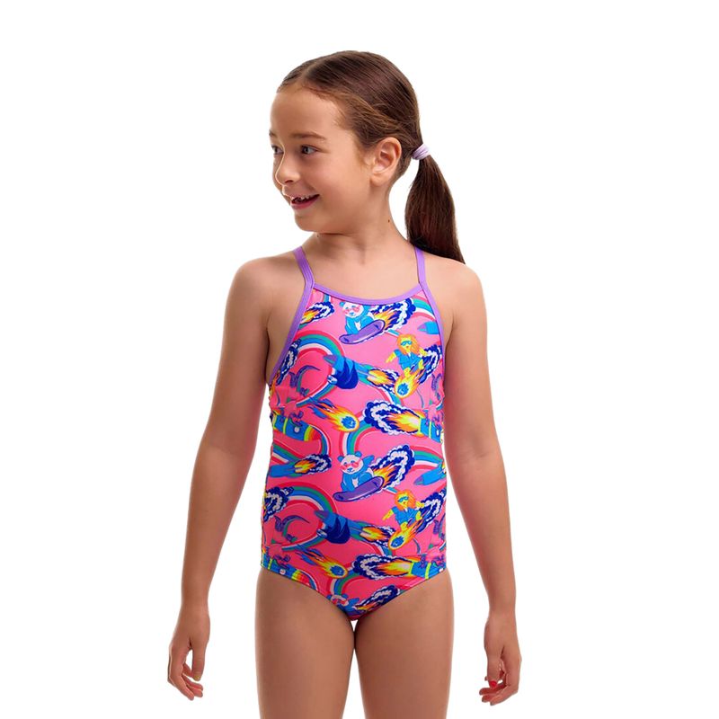 Strój kąpielowy jednoczęściowy dziecięcy Funkita Printed One Piece sweet surfers 4