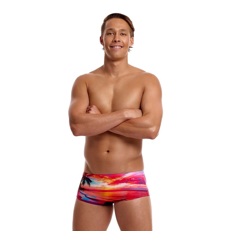 Bokserki pływackie męskie Funky Trunks Sidewinder Trunks touch of paradise 2