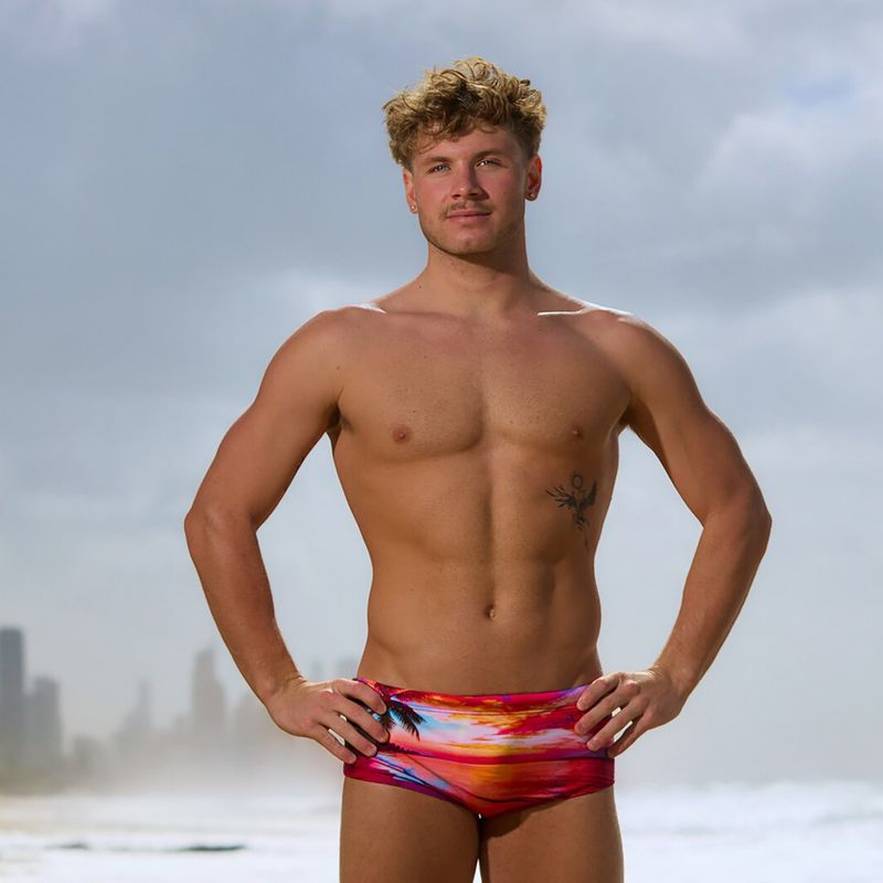 Bokserki pływackie męskie Funky Trunks Sidewinder Trunks touch of paradise 4