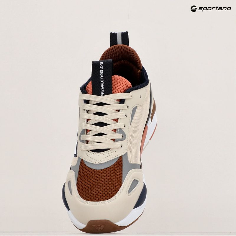 Buty EA7 Emporio Armani Ace Runner rainy day/black iris/ emperador/terracotta 9