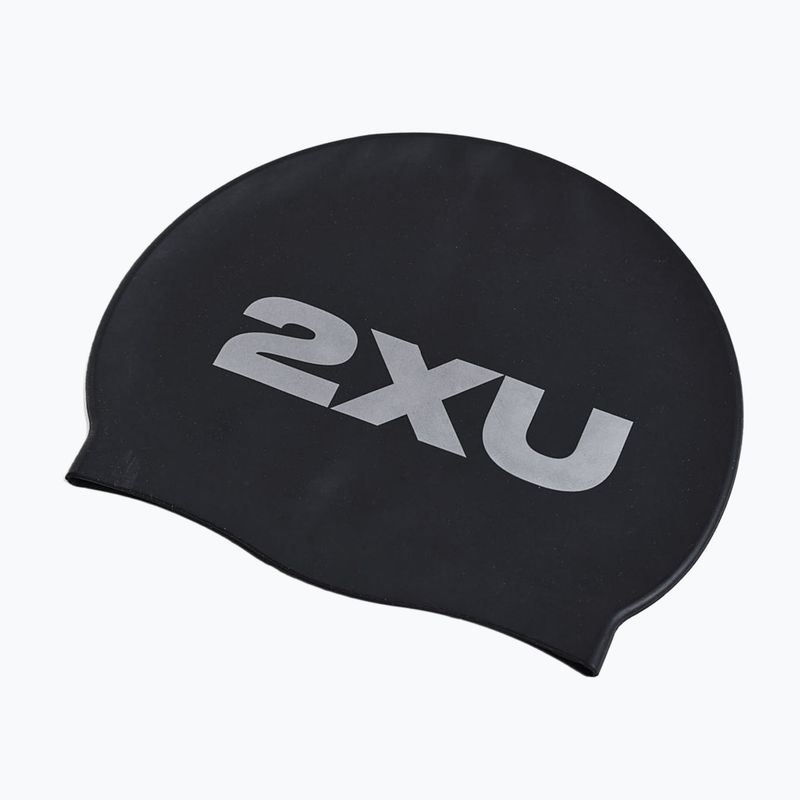 Czepek pływacki 2XU Silicone black/black 2
