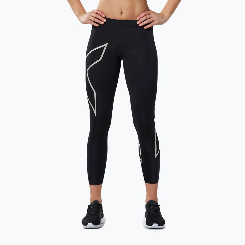 Legginsy treningowe damskie 2XU Core Compression 7/8 black/silver