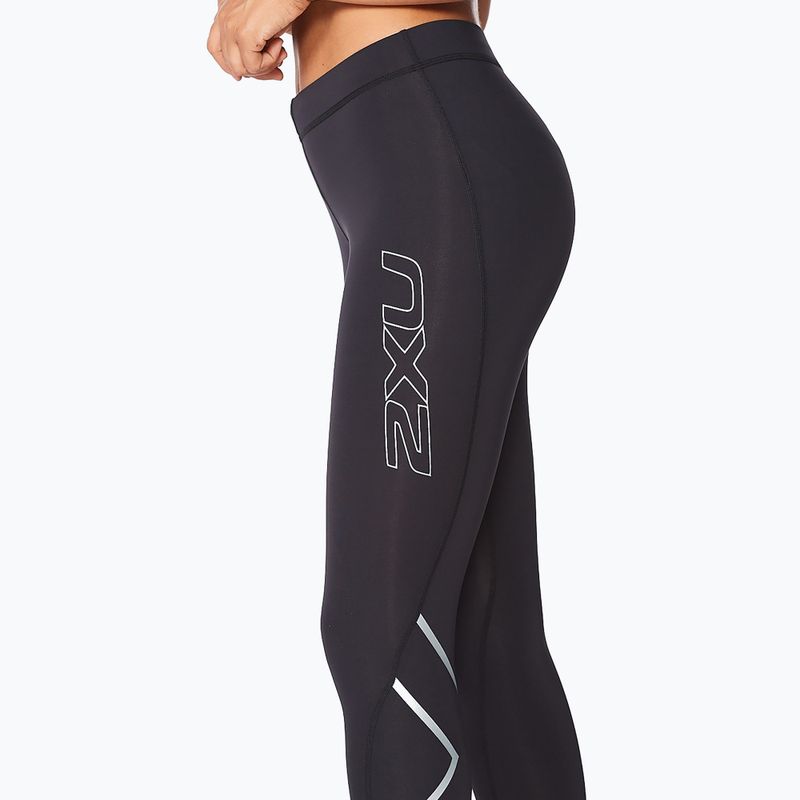 Legginsy treningowe damskie 2XU Core Compression 7/8 black/silver 6