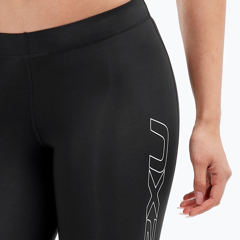 Legginsy treningowe damskie 2XU Core Compression 3/4 black/silver 5