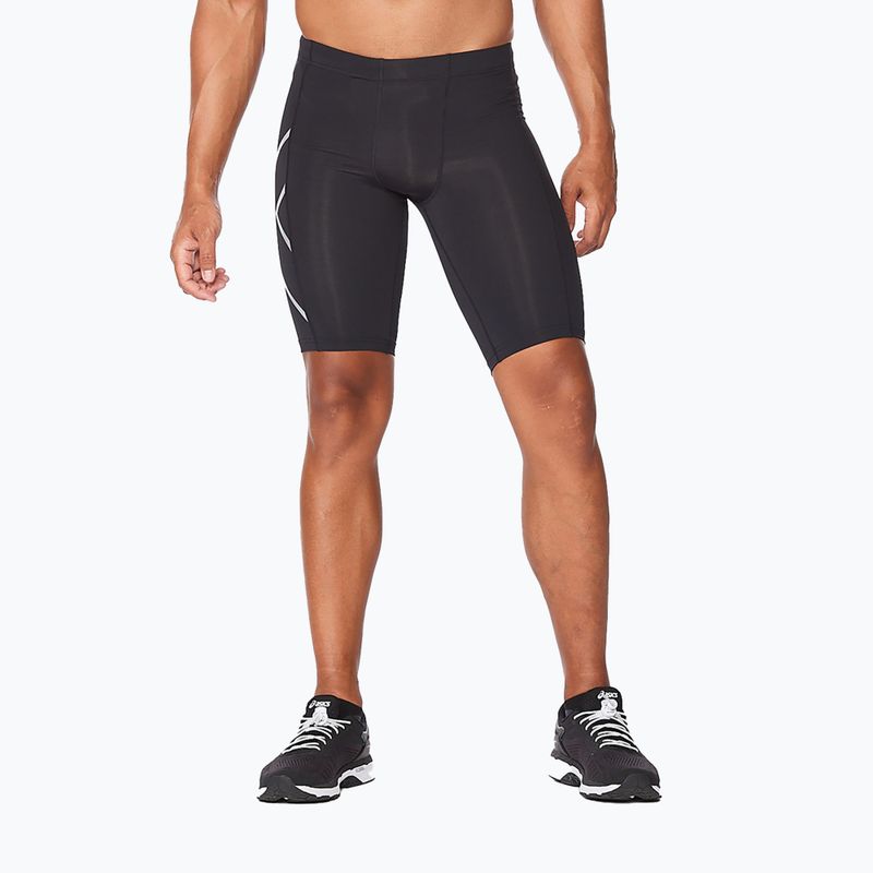 Spodenki treningowe męskie 2XU Core Compression black/silver