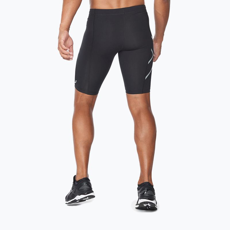 Spodenki treningowe męskie 2XU Core Compression black/silver 3