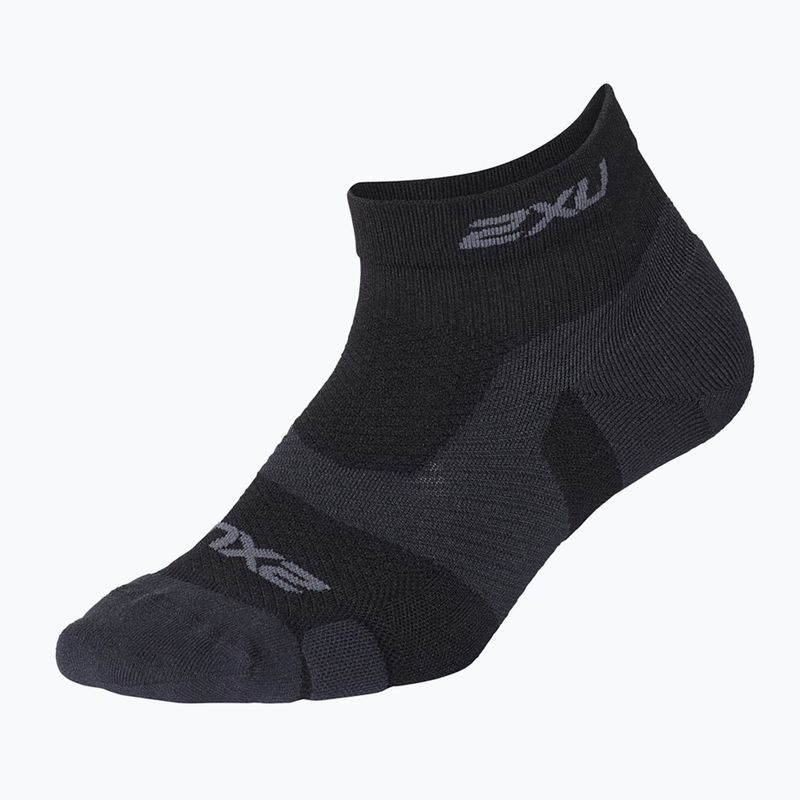 Skarpety 2XU Vectr Light Cushion 1/4 Crew black/titanium