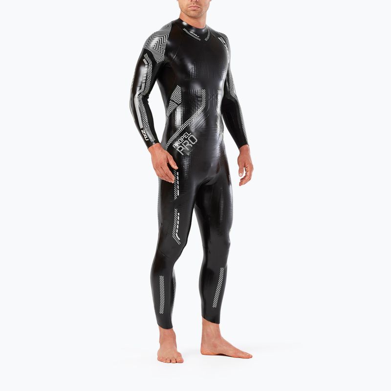Pianka triathlonowa męska 2XU Propel PRO 3 mm black/silver 2