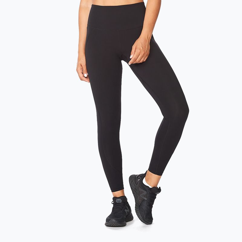 Legginsy treningowe damskie 2XU Form Hi-Rise Compression black/black 2