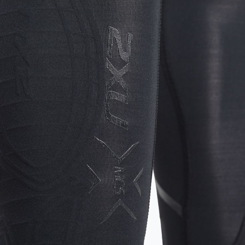 Legginsy treningowe męskie 2XU Force Compression black/nero 3