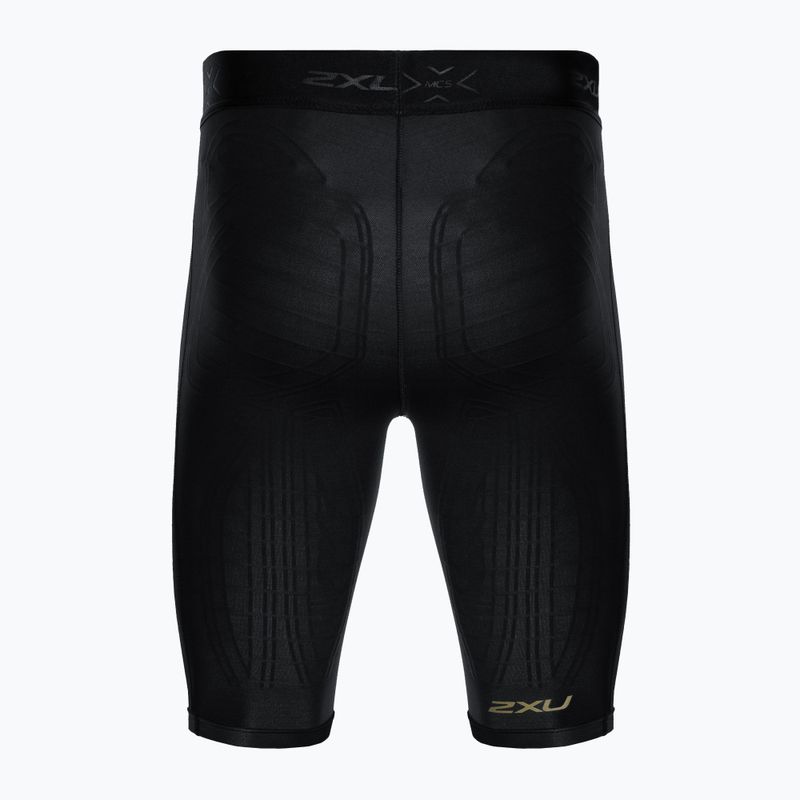Spodenki treningowe męskie 2XU Force Compression black/gold 6