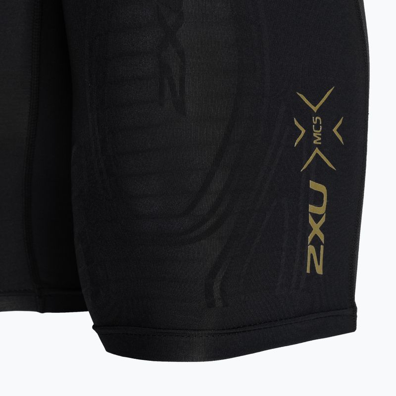 Spodenki treningowe męskie 2XU Force Compression black/gold 10