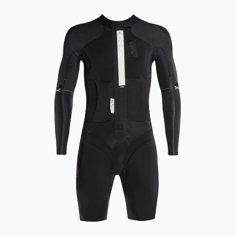 Pianka triathlonowa męska 2XU Swimrun PRO 8 mm black/flame scarlet 4