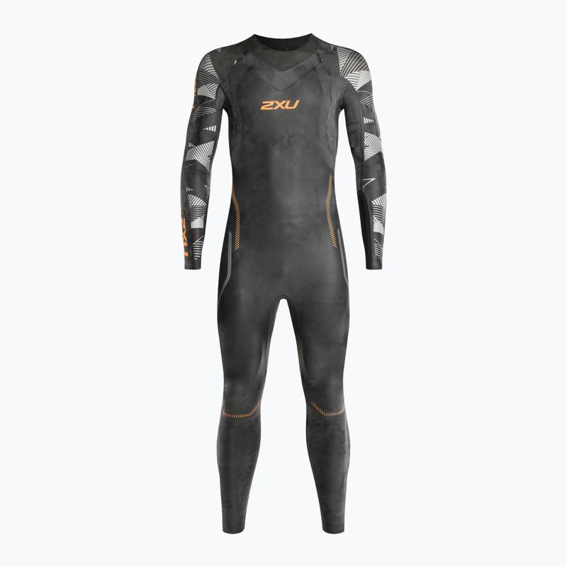 Pianka triathlonowa męska 2XU Propel:2 5 mm black/orange fizz 2