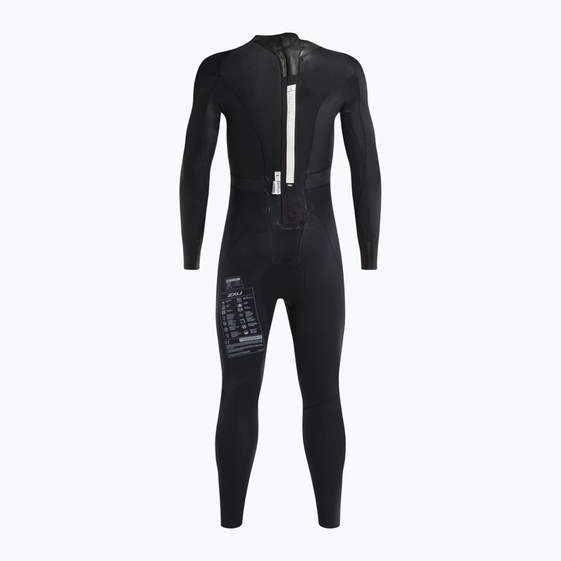 Pianka triathlonowa męska 2XU Propel:1 5 mm black/blue ombre 5