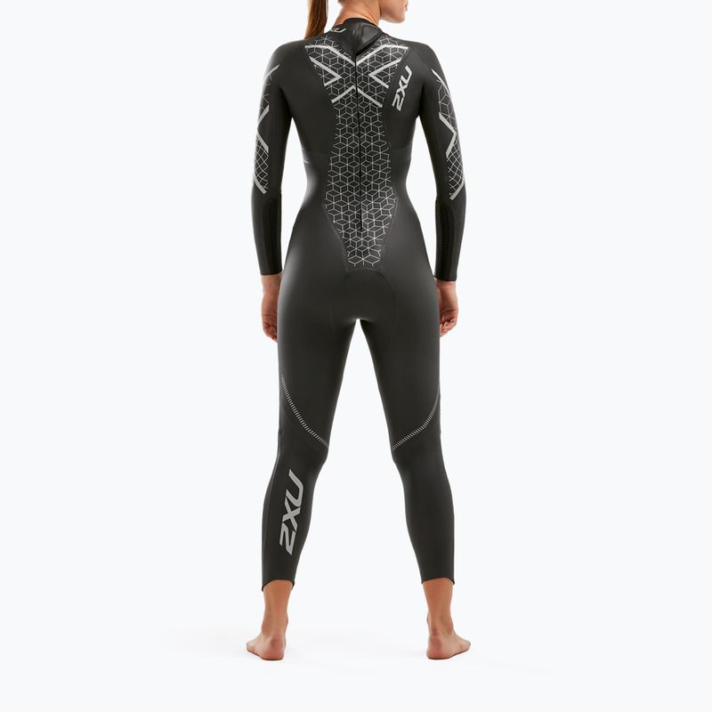 Pianka triathlonowa damska 2XU Propel:2 5 mm black/textural geo 3